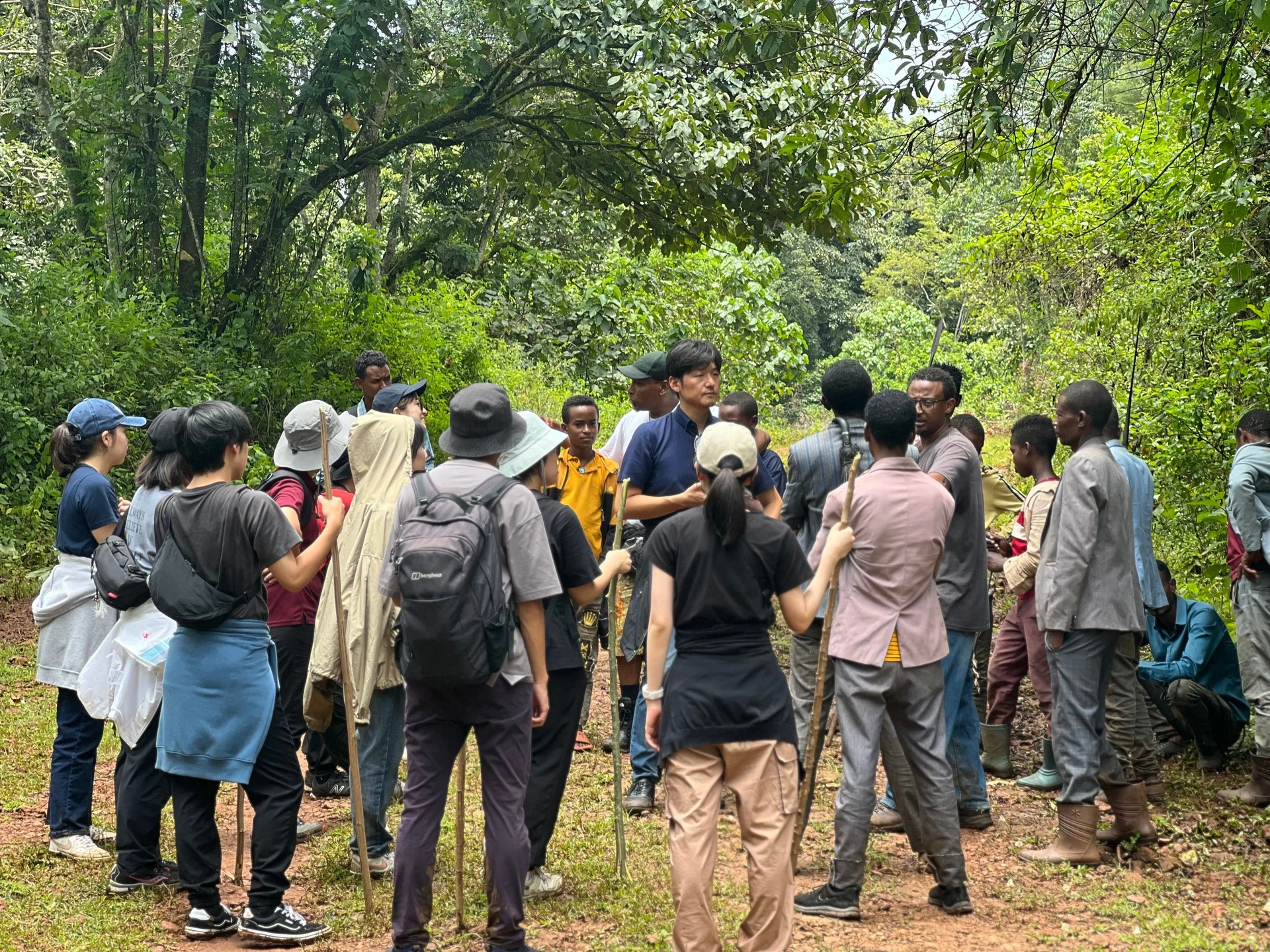 ボンガ大学での植林体験